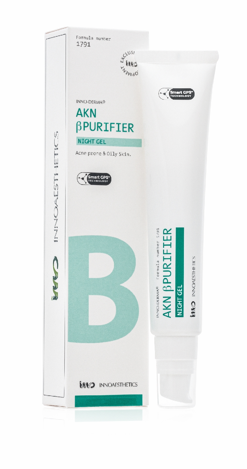 INNO Derma AKN ßPurifier Night Gel: Effektive Talgregulierung und Akne-Behandlung - 50 g (T01 04 27)