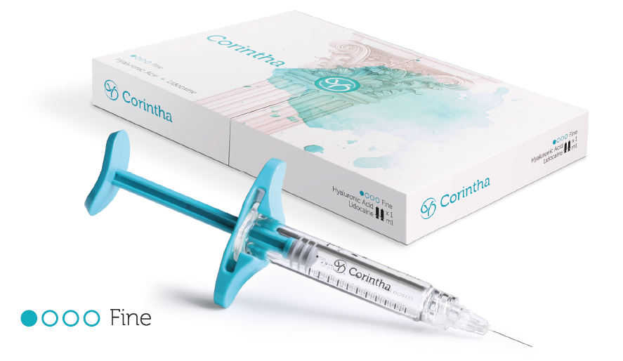 Burgeon Corintha Hyaluronsäure mit Lidocain: Innovative Lösung für superfiziale Falten und Hautrehydrierung 2x 1ml (DC0123/MHD:10-25)