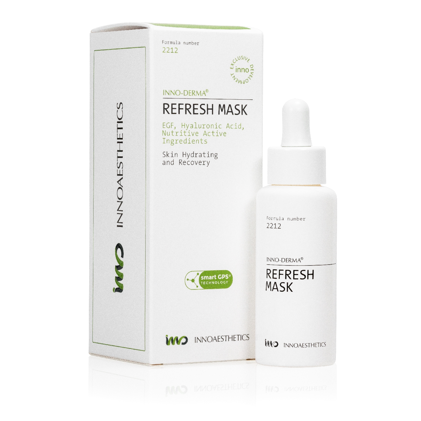 INNO Derma Refresh Mask: Beruhigende Gesichtsmaske für irritierte und geschädigte Haut- 50 ml (T01 04 27)