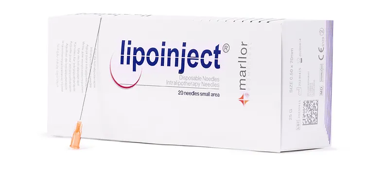Kanüle für Intralipotherapie, 20 Stück 24 G, 0.55 x 100 mm, medium-large(20230415/MHD:04-28)