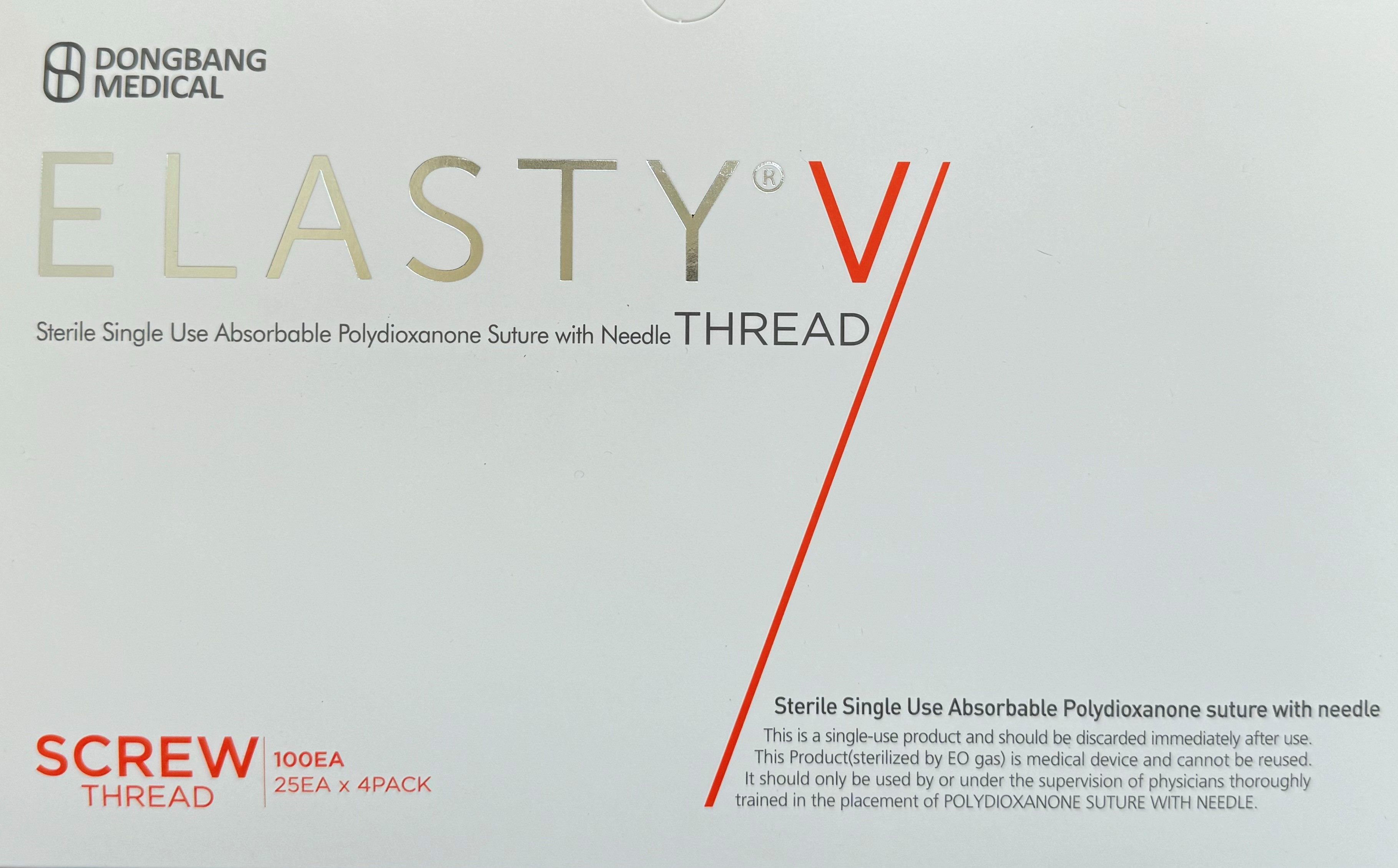 ELASTY'V SCREW THREAD 27Gx60mm