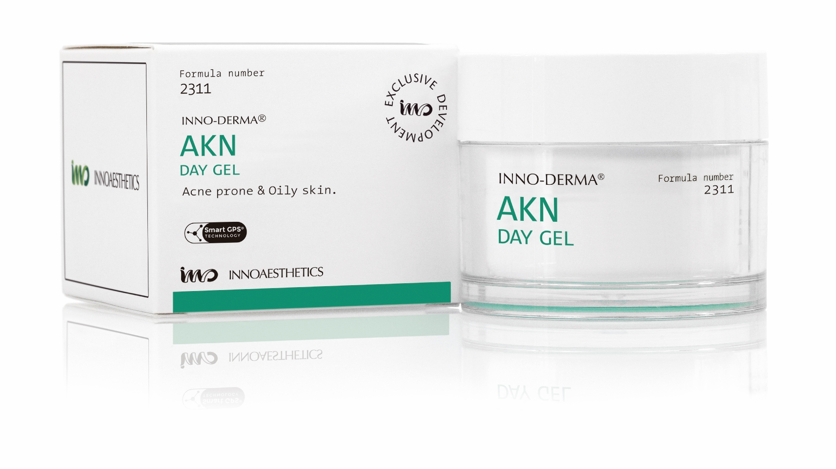 INNO Derma AKN Day Gel: Innovative Talgregulierung für Akne-anfällige Haut, 50g (T02 04 25)