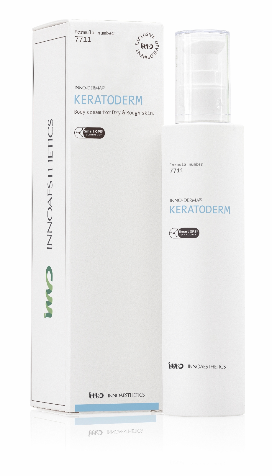 INNO Derma Keratoderm: Intensive Feuchtigkeitspflege für trockene Haut und Keratose - 200 ml (T01 04 27)