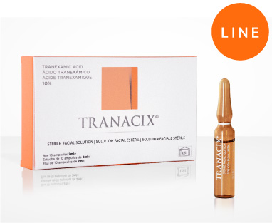 Tranacix Solution Faciale Sterile 10 Ampullen: Effektive Behandlung für Melasma und Hyperpigmentierung./2ml 