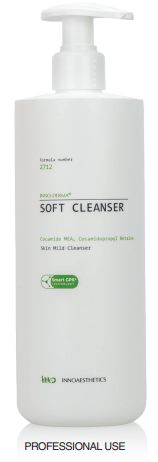 INNO Derma Soft Cleanser Professional: Sanfte Gesichtsreinigung für empfindliche Haut - 500 ml (V011 05 28)