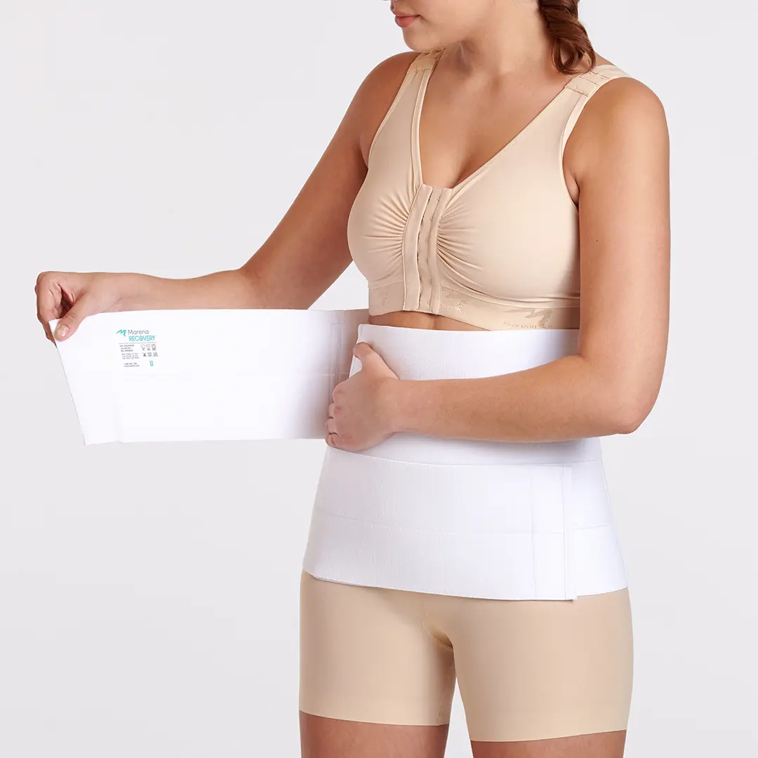Marena Recovery AB4S2 Abdominalgurt Weiß Marena Recovery AB4S2 Abdominalgurt Weiß