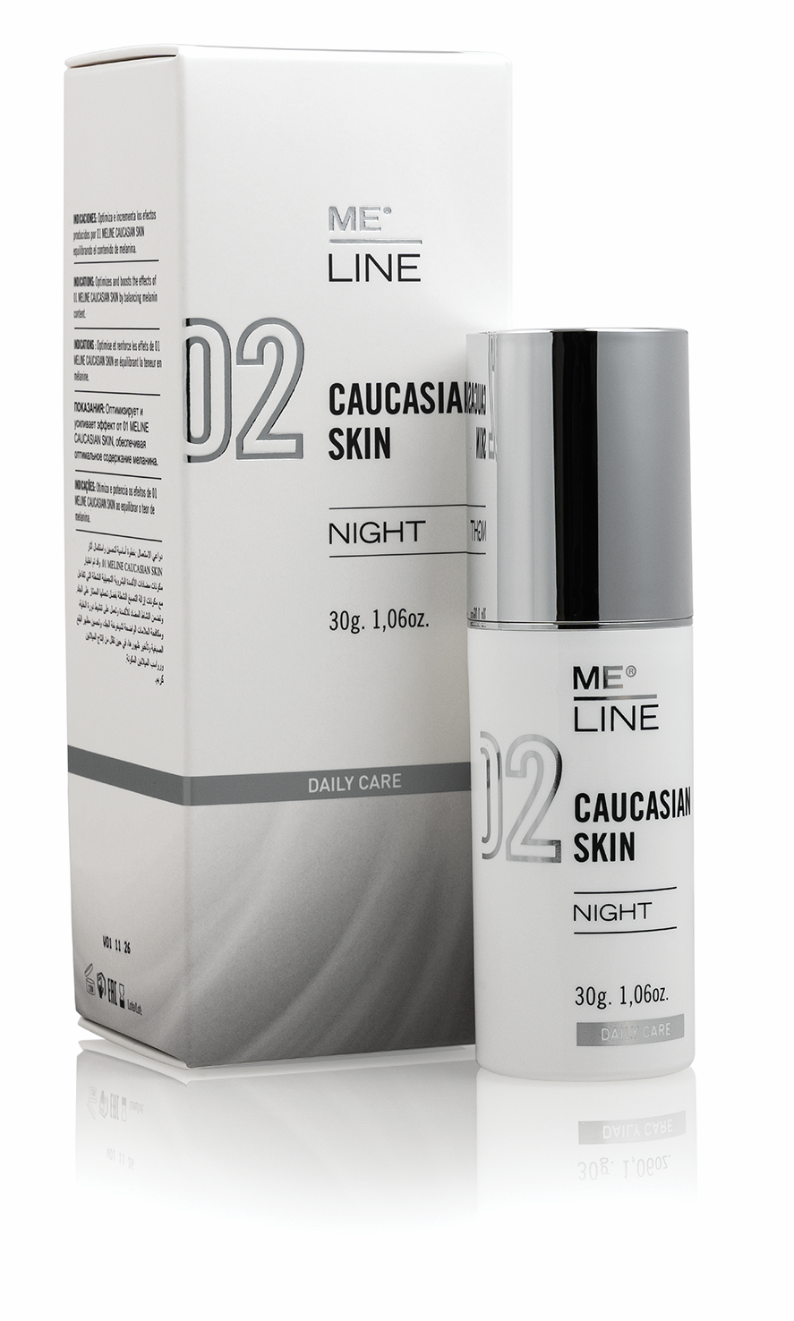 MELINE 02 CAUCASIAN SKIN NIGHT 30g (LOT:X04/MHD:06/27)