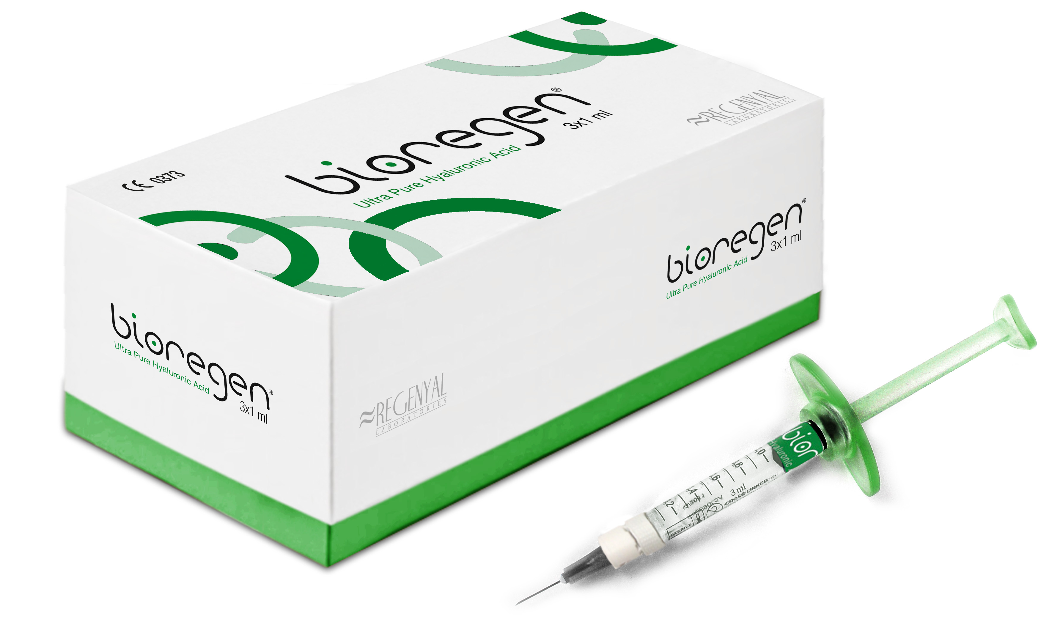 Bioregen Hyaluronsäure 3x1ml: Hautregeneration und Faltenreduktion  3x1ml (BR1023104A3/MHD:26-10)